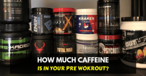 caffeine in popular pre workout supplements