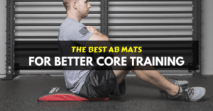 a man doing exercise with ab mat for crossfit